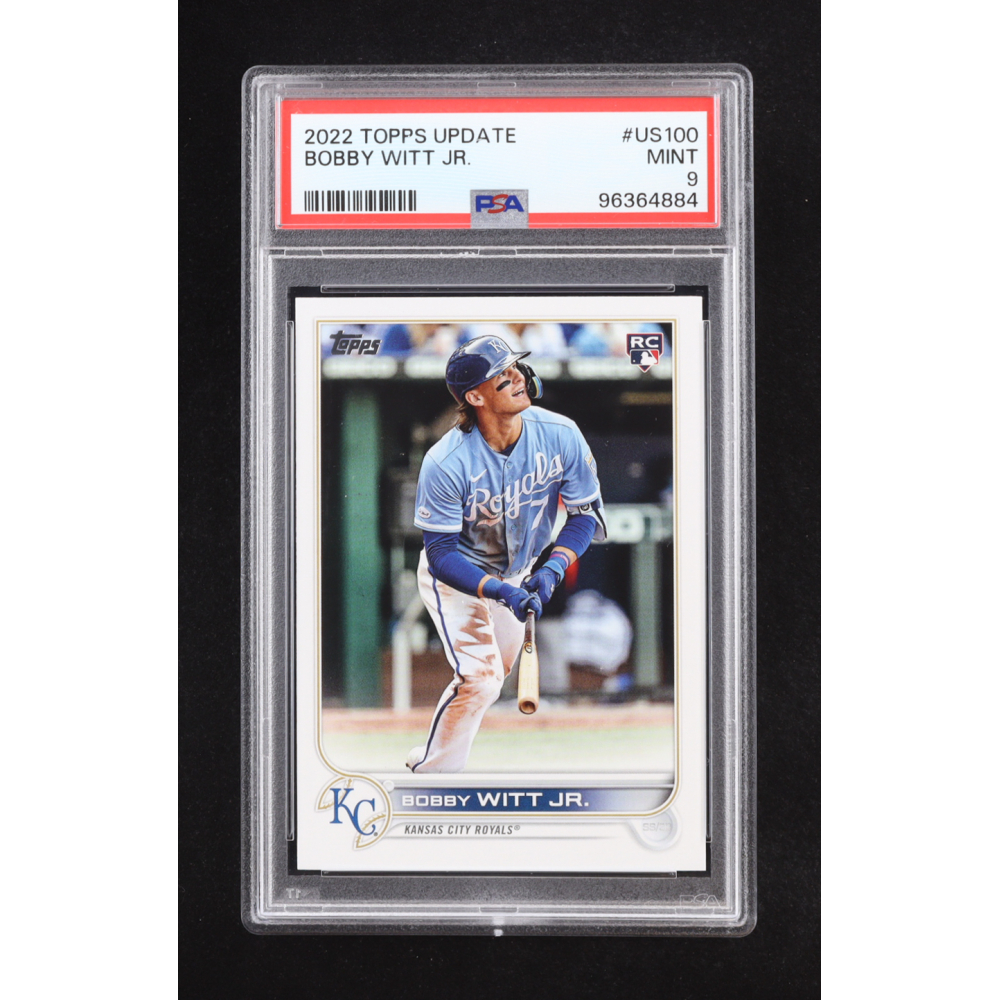 Bobby Witt Jr. 2022 Topps Update #US100 RC (PSA 9) at PristineAuction.com