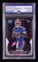 Anthony Richardson Signed 2022 Bowman Chrome University #65 RC (PSA Authentic) at PristineAuction.com