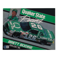 Brett Bodine Signed NASCAR 8x10 Hero Card (Beckett) at PristineAuction.com