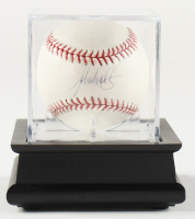 John Smoltz Signed OML Baseball in Display Case (PSA) at PristineAuction.com