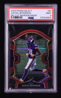 Justin Jefferson 2020 Select Prizm Maroon Die Cut #61 RC (PSA 9) at PristineAuction.com