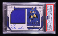 Puka Nacua 2023 Panini National Treasures Rookie Treasured Impressions #14 RC #63/99 (PSA | Autograph Graded 10) at PristineAuction.com