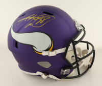 Adrian Peterson Signed Vikings Full-Size Speed Helmet (JSA) at PristineAuction.com