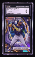 Jackson Chourio 2024 Bowman's Best Refractors #38 RC (CGC 8) at PristineAuction.com
