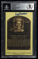 Rod Carew Signed Hall of Fame Plaque Card (BGS) at PristineAuction.com