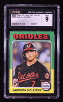 Jackson Holliday 2024 Topps Heritage #692 RC (CGC 9) at PristineAuction.com