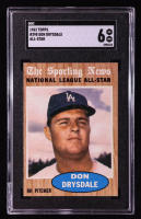 Don Drysdale 1962 Topps #398 AS (SGC 6) at PristineAuction.com