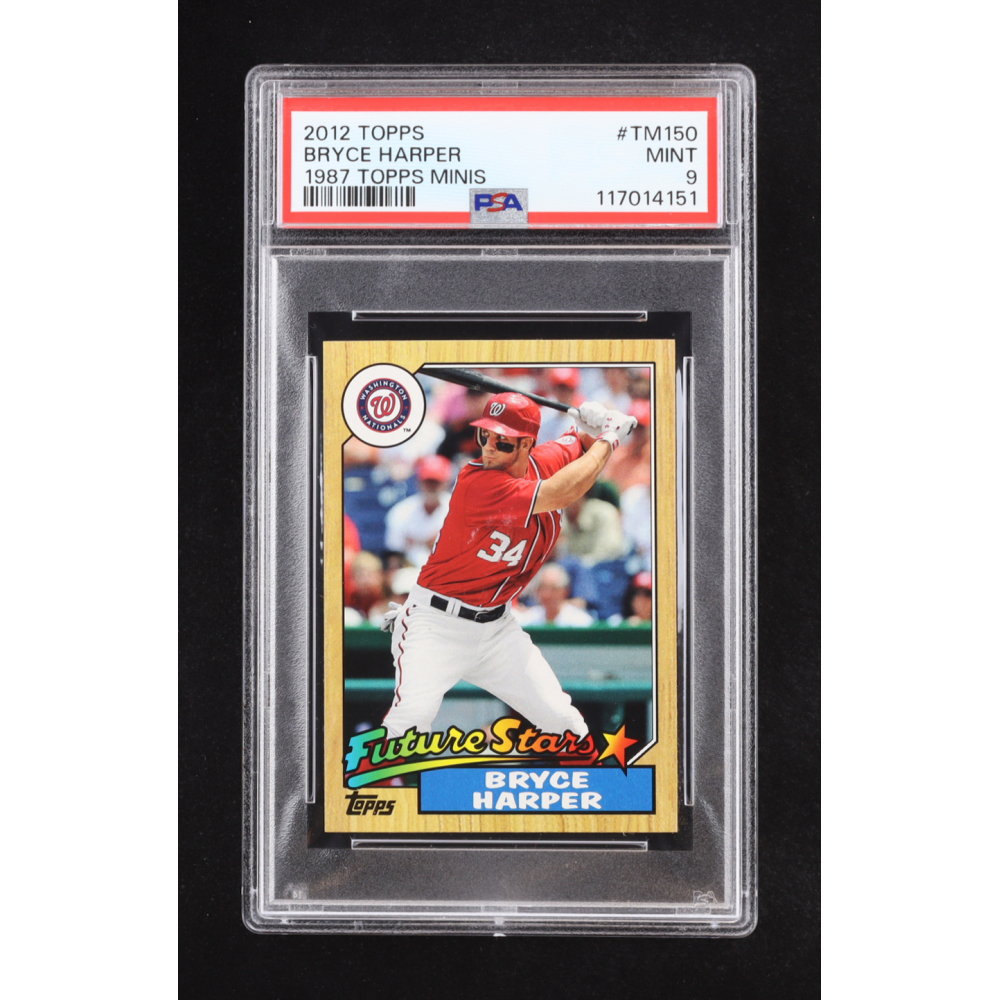 Bryce Harper 2012 Topps 1987 Topps Minis Future Stars #TM150 RC (PSA 9) at PristineAuction.com