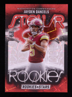Jayden Daniels 2024 Rookies and Stars Stellar Rookies Longevity #9 RC at PristineAuction.com