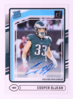 Cooper DeJean 2024 Clearly Donruss Clearly Rated Rookie Autographs #72 RC at PristineAuction.com