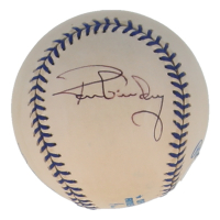Ron Guidry Signed OAL Joe DiMaggio Commemorative Logo Baseball (PSA) at PristineAuction.com