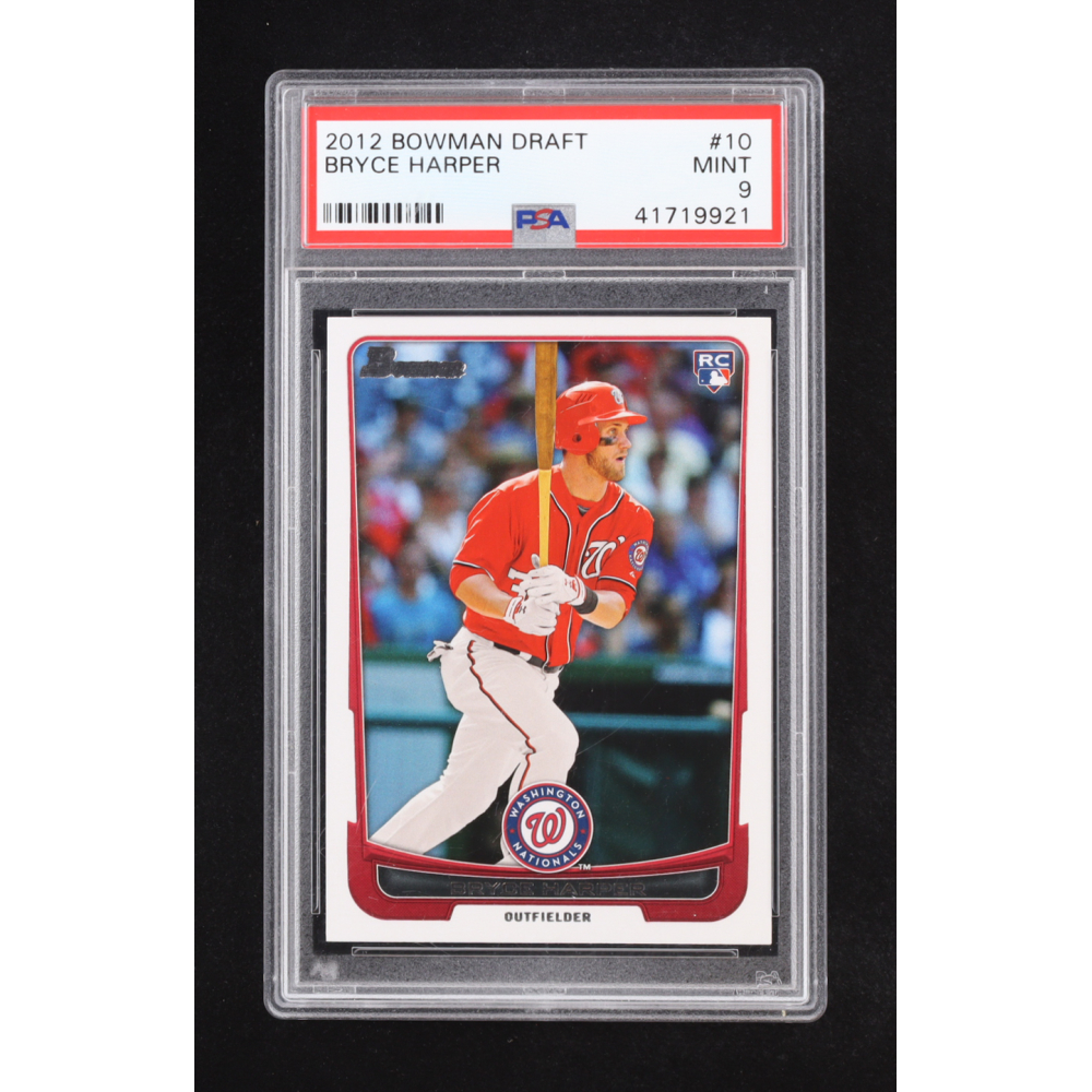 Bryce Harper 2012 Bowman Draft #10 RC (PSA 9) at PristineAuction.com