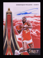 Dominique Wilkins 2024-25 Select In Flight Signatures Red Prizms #20 #19/99 at PristineAuction.com