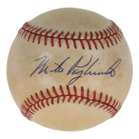 Mike Pagliarulo Signed OAL Baseball (Beckett) at PristineAuction.com