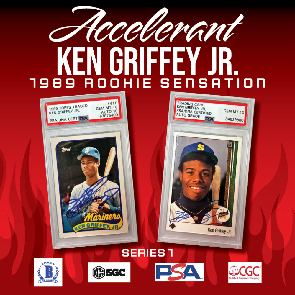 Accelerant "KEN GRIFFEY JR 1989 ROOKIE SENSATION" Series 1 Mystery Box/Pack at PristineAuction.com