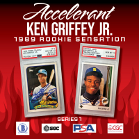 Accelerant "KEN GRIFFEY JR 1989 ROOKIE SENSATION" Series 1 Mystery Box/Pack at PristineAuction.com