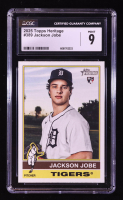 Jackson Jobe 2025 Topps Heritage #389 RC (CGC 9) at PristineAuction.com