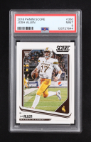 Josh Allen 2018 Panini Score #350 RC (PSA 9) at PristineAuction.com