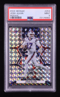 Josh Allen 2022 Panini Mosaic Mosaic #253 NP (PSA 9) at PristineAuction.com
