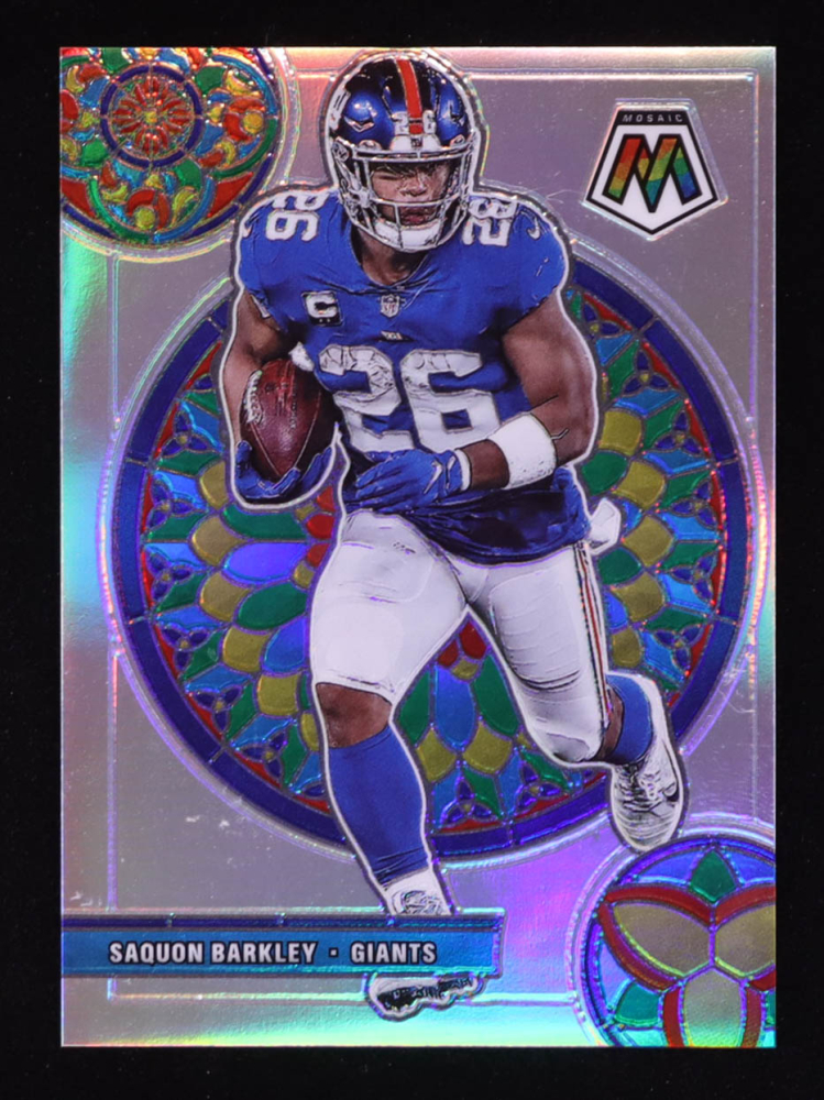 Saquon Barkley 2021 Panini Mosaic Glass Mosaic #14