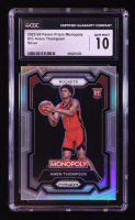 Amen Thompson 2023-24 Panini Prizm Monopoly Silver #33 (CGC 10) at PristineAuction.com
