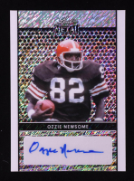 Ozzie Newsome 2024 Leaf Metal Autographs Diagonal Shimmer Silver #LAON1 #2/3 at PristineAuction.com