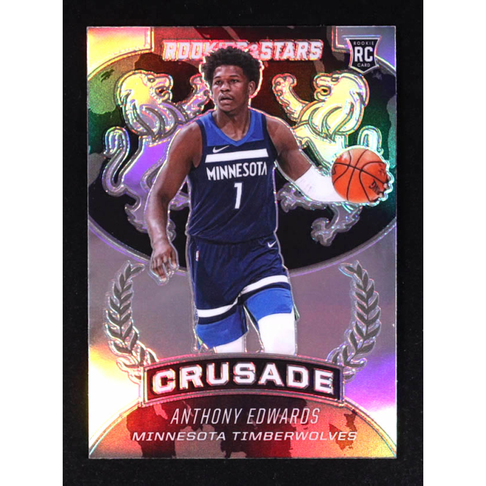 Anthony Edwards 2020-21 Panini Chronicles Crusade Silver #528 RC at PristineAuction.com