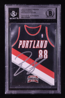 Nicolas Batum Signed 2012-13 Panini Threads Team Threads #19 (BGS Authentic) at PristineAuction.com