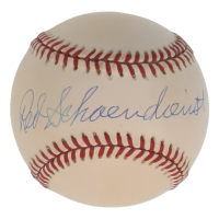 Red Schoendienst Signed ONL Baseball (PSA) at PristineAuction.com