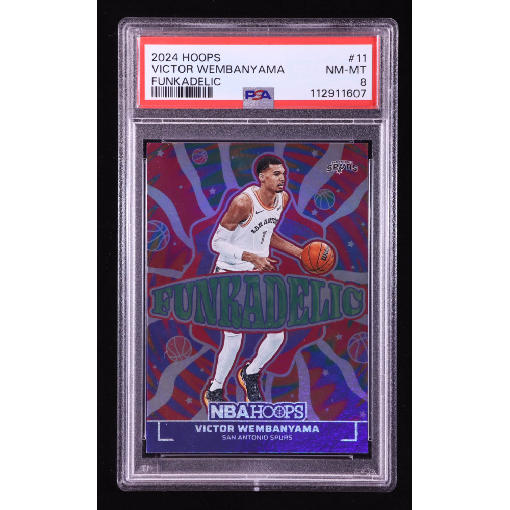 Victor Wembanyama 2024-25 Hoops Funkadelic #11 (PSA 8) at PristineAuction.com