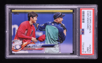 Shohei Ohtani RC / Ichiro Suzuki 2018 Topps Update #US153 / Japan's Finest (PSA 9) at PristineAuction.com
