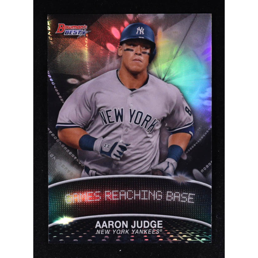 Aaron Judge 2016 Bowman's Best Stat Lines #SLAJ RC at PristineAuction.com