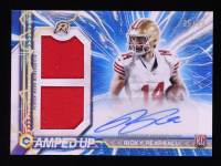 Ricky Pearsall 2024 Topps Resurgence Amped Up Rookie Patch Autographs Blue Surge #AURP #35/99 RC at PristineAuction.com