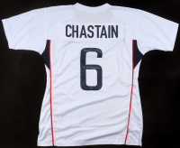 Brandi Chastain Signed Jersey Inscribed "USA" & "2x WC Champions" (Schwartz) at PristineAuction.com
