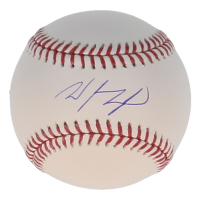 Wyatt Langford Signed OML Baseball (Fanatics & MLB) at PristineAuction.com