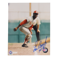 Lou Brock Signed Cardinals 8x10 Photo Inscribed "HOF 85" (MLB) at PristineAuction.com
