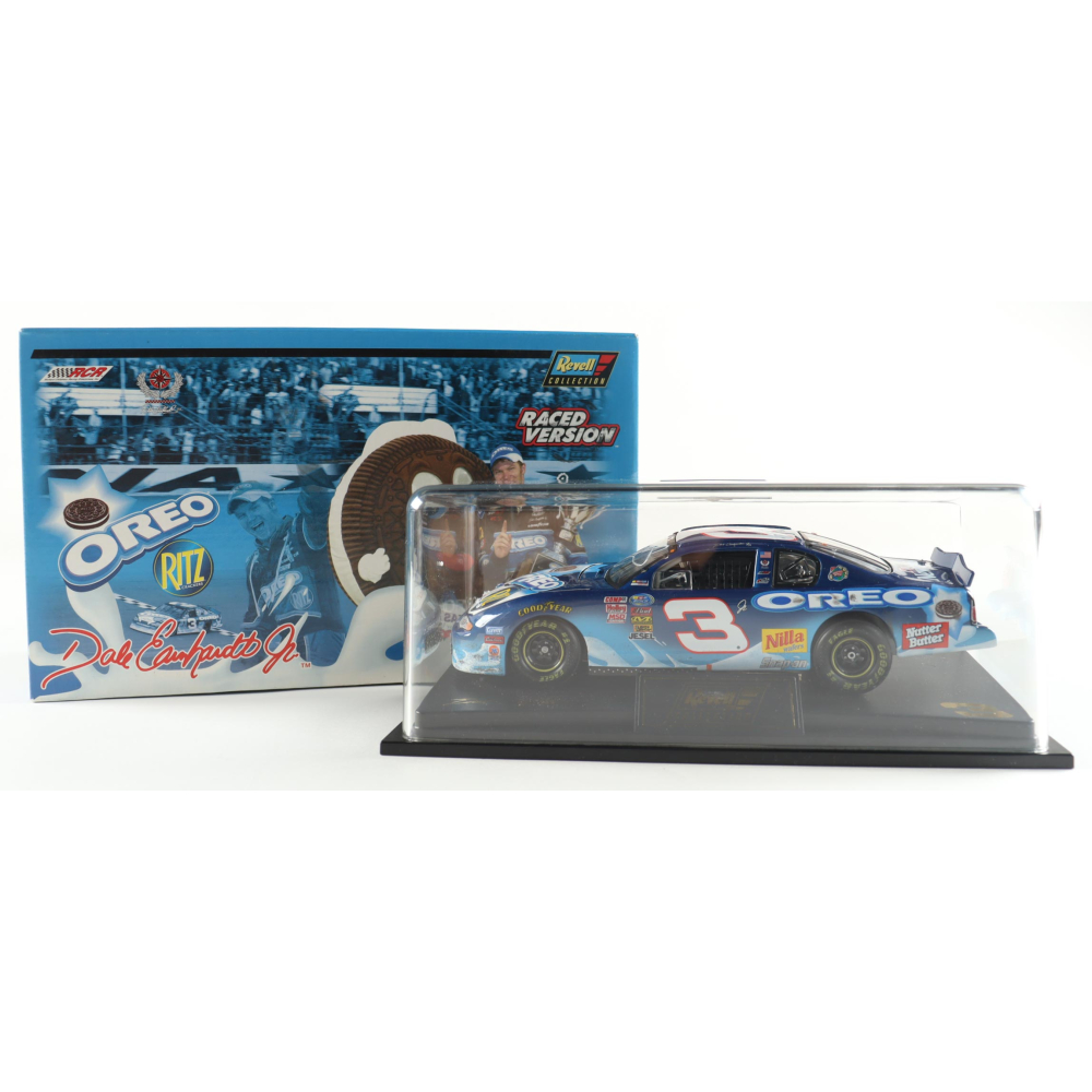 Dale Earnhardt Jr. Signed 2002 #3 OREO / RTIZ Monte Carlo 1:24 Diecast Car (JR Motorsports) at PristineAuction.com