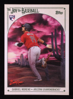 Gabriel Moreno 2023 Topps X Bob Ross The Joy of Baseball #28 RC at PristineAuction.com