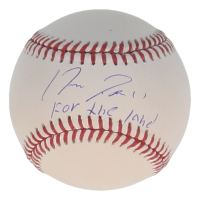 Jose Ramirez Signed OML Baseball Inscribed "For the Land" (MLB) at PristineAuction.com