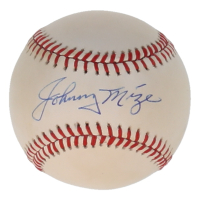 Johnny Mize Signed ONL Baseball (Beckett) at PristineAuction.com