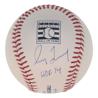 Greg Maddux Signed OML Hall of Fame Logo Baseball Inscribed "HOF 14" (Beckett) at PristineAuction.com