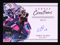 Chris Olave 2023 Panini Impeccable Canvas Creations Autographs #16 #54/75 at PristineAuction.com