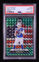 Josh Allen 2024 Panini Mosaic Mosaic Green #254 NP (PSA 10) at PristineAuction.com