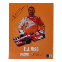 E. J. Viso Signed IndyCar 8x10 Photo (Beckett) at PristineAuction.com