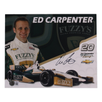 Ed Carpenter Signed IndyCar 8x10 Photo (Beckett) at PristineAuction.com