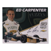 Ed Carpenter Signed IndyCar 8x10 Photo (Beckett) at PristineAuction.com