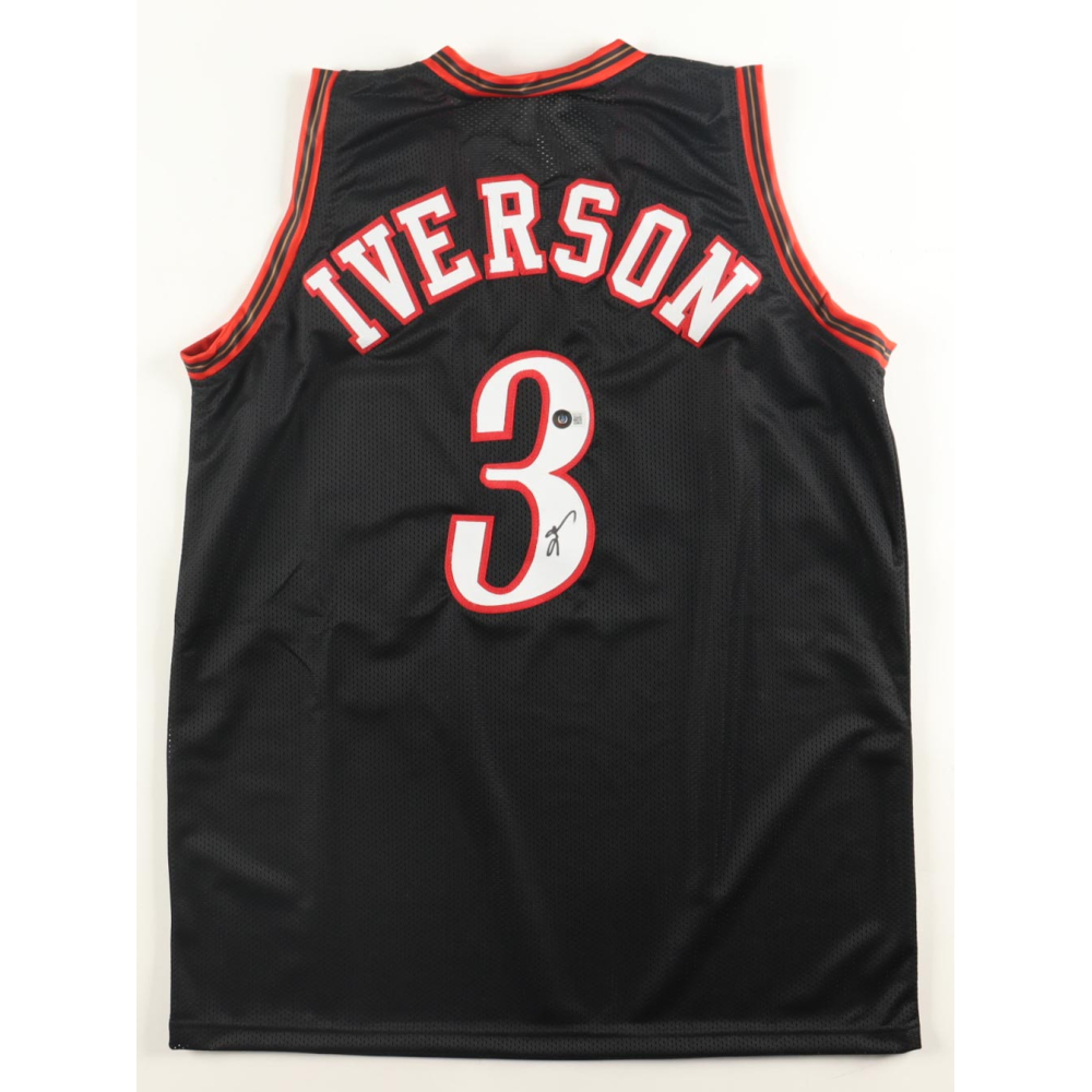 Allen Iverson Signed Jersey (Beckett) at PristineAuction.com