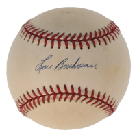 Lou Boudreau Signed OAL Baseball (PSA) at PristineAuction.com
