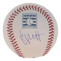 George Brett Signed OML Hall of Fame Logo Baseball (MLB) at PristineAuction.com