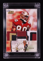 Jerry Rice 2022 Jersey Fusion Game Used Swatch Triple #JR897 #5/5 at PristineAuction.com